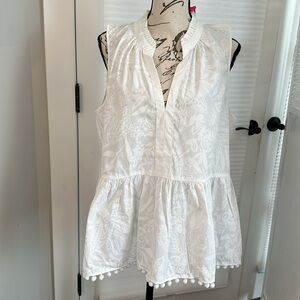 Lilly Pulitzer Novella Ruffle hem top NWT